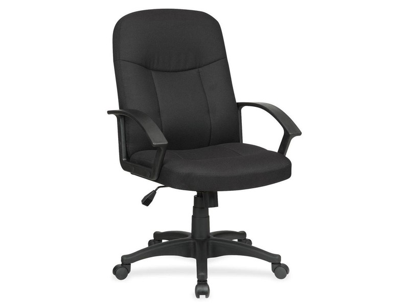 Lorell Executive Mid-Back Chair 26-1/4″x27-1/2″x38-1/2″ BK 84552