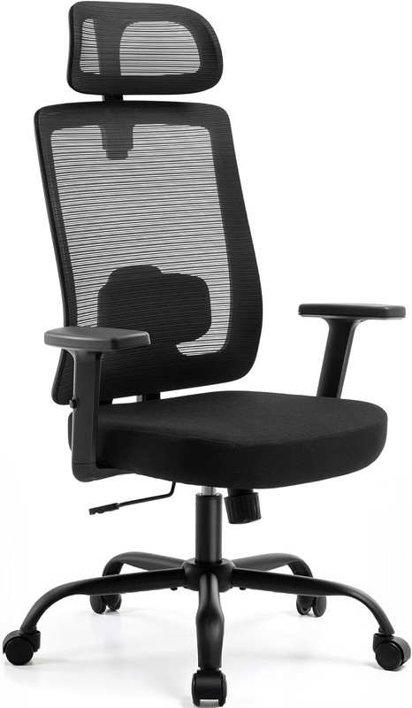 Ergonomic High Back Mesh Office Chair with Headrest & Lumbar Support gallery