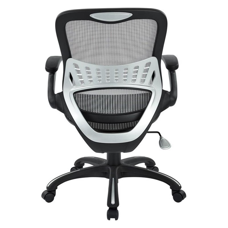 Scranton & Co Mesh Fabric Seat Managers Chair in Gray gallery