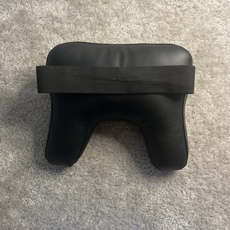 Focuseat Seat Neck Pillow Headrest Cushion For Gaming Chair Black White Letters gallery