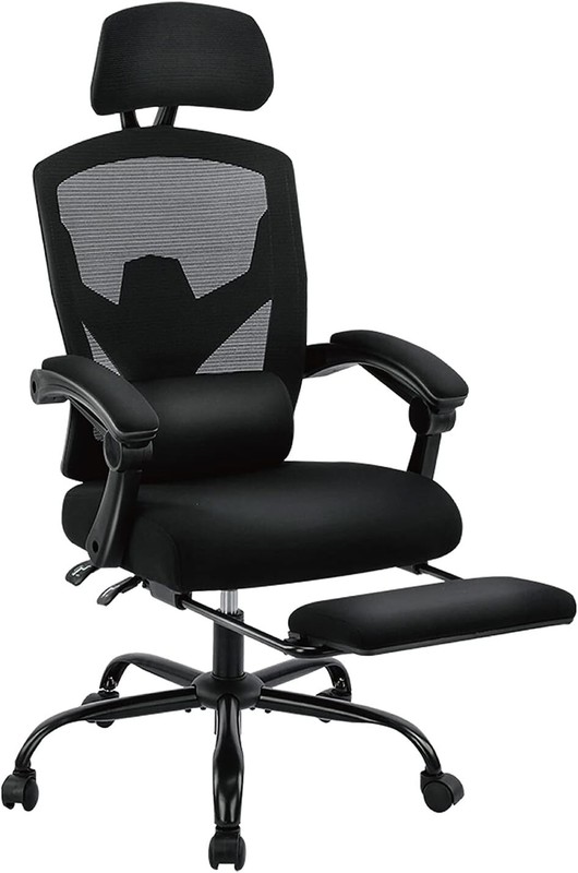 High Back Mesh Computer Chair w/ Lumbar Support Home Office Ergonomic Game Chair
