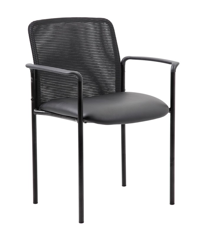 Caressoft and Mesh Guest Chair in Black