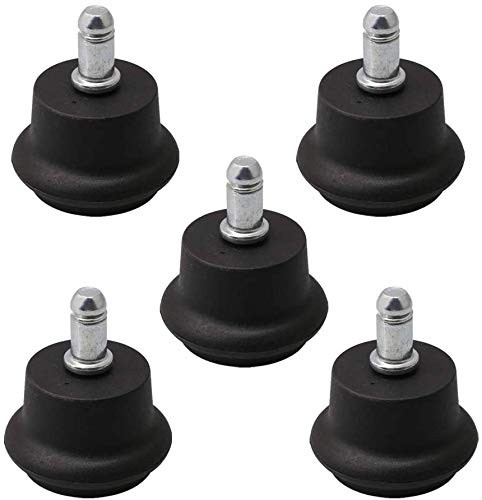 5PCS Bell Glides 2″ Replacement Office Desk Overall glide height, black