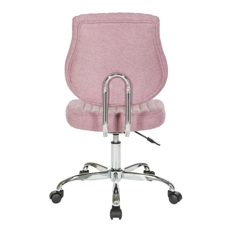 Sunnydale Office Chair in Orchid Purple Fabric with Chrome Base gallery