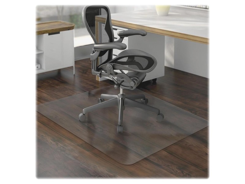 Lorell Hard Floor Chairmat Rectangular 46″x60″ Clear 69169