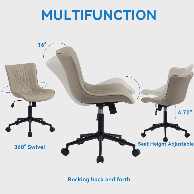 Office Chair, Desk Chair with Wheels, Home Office Computer Task Chairs, Moder... gallery