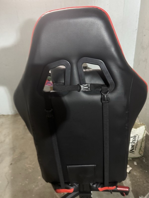 Red & Black Racing Style Computer Gaming Chair w/ Armrests & Casters gallery