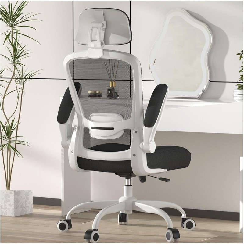 High Back Swivel Task Chair with Lumbar Support – Perfect for Home or Office