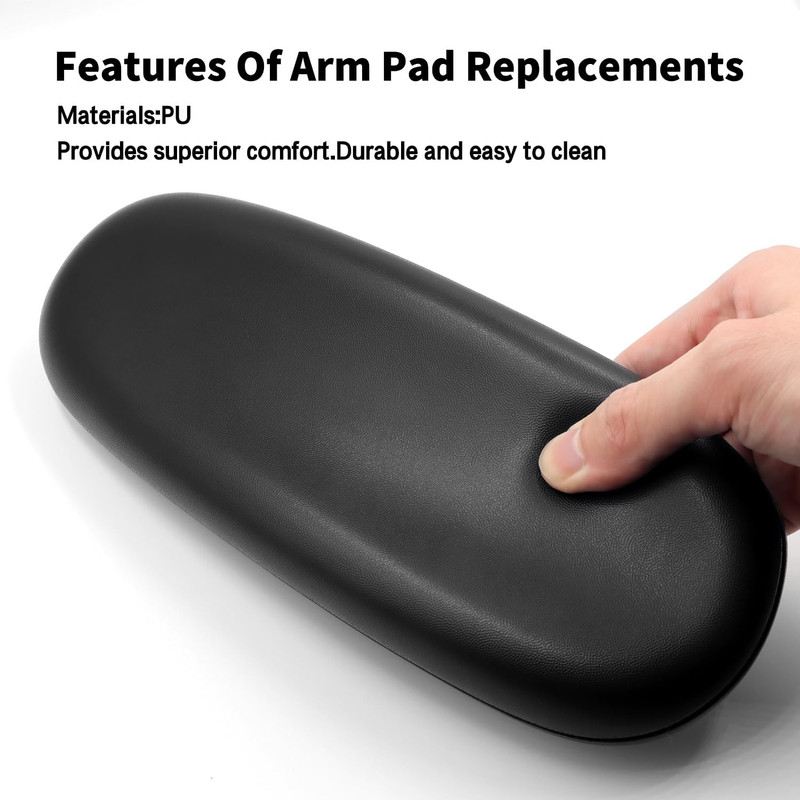 Universal Office Chair Arm Rest Replacement Pads -Ergonomic Arm Pads with 4" Mou gallery