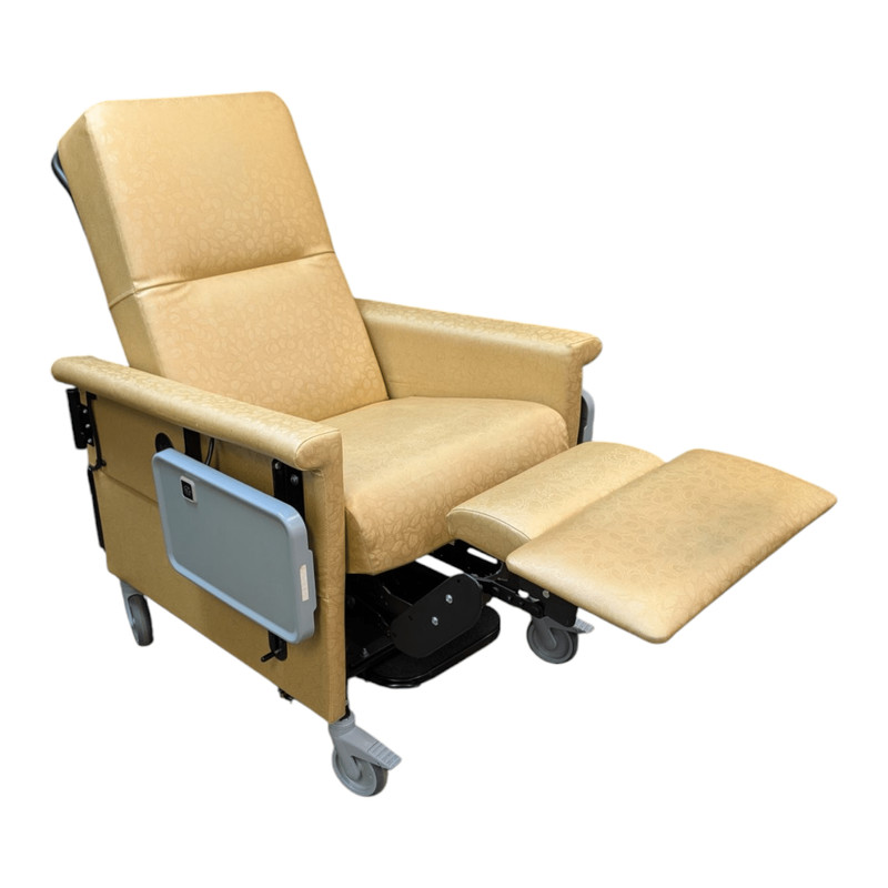 Golden Yellow Leaf Champion Infusion Transport Manual Recliner with 5in gallery