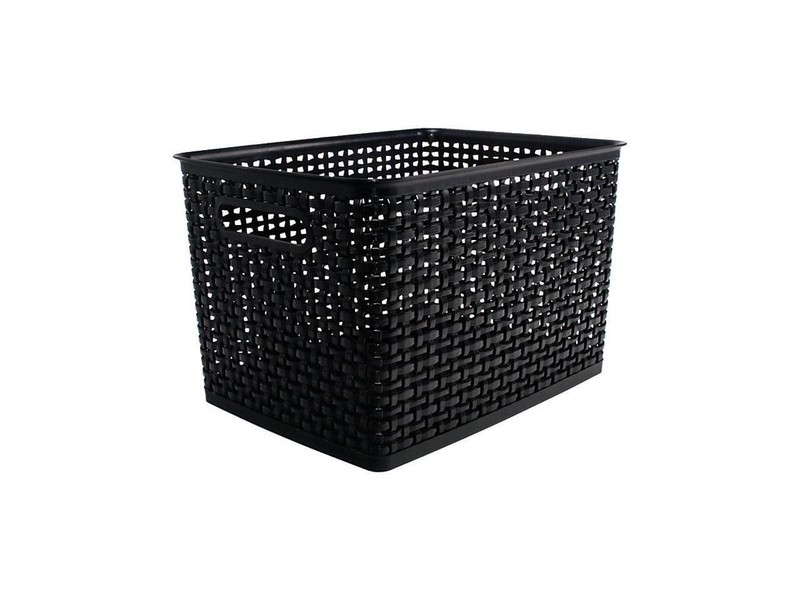 Advantus SGS36006 Storage Studios Bin Weave Large Black