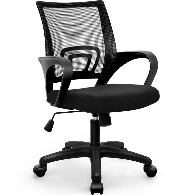 ETONEX Office Chair with Ergonomic Mid Back Cushion Lumbar Support Adjustable Sw