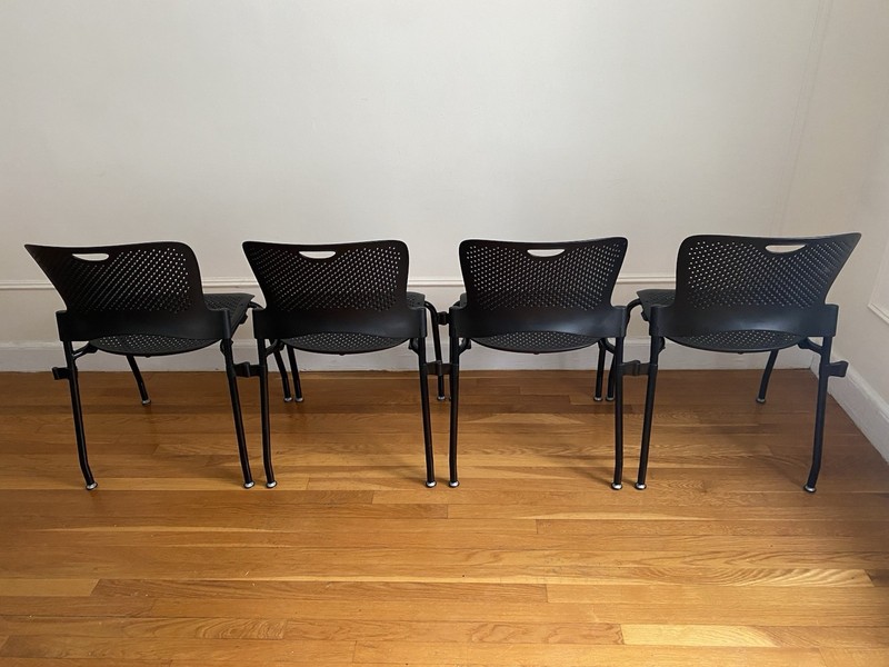Herman Miller Caper Stacking Chairs — Set of 4 gallery