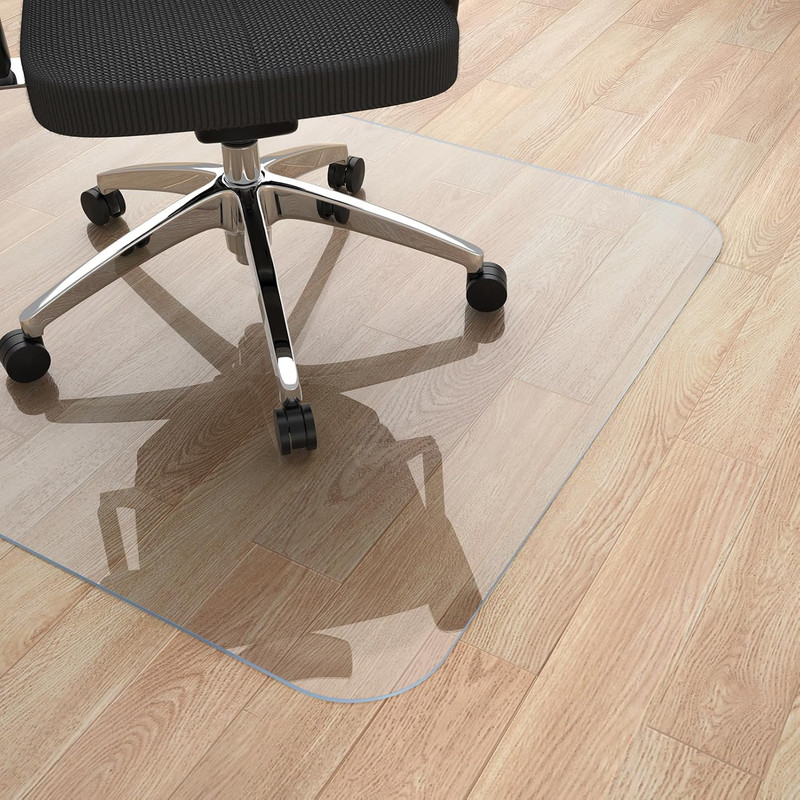 Office Chair Mat for Hardwood Floor, 36" X 48" Clear Computer Desk Chair Mat, PV gallery