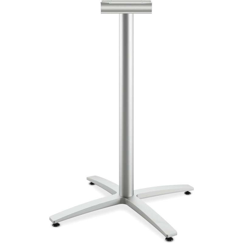 HON Between Table Standing Height Silver X-base (btx42lpr8)