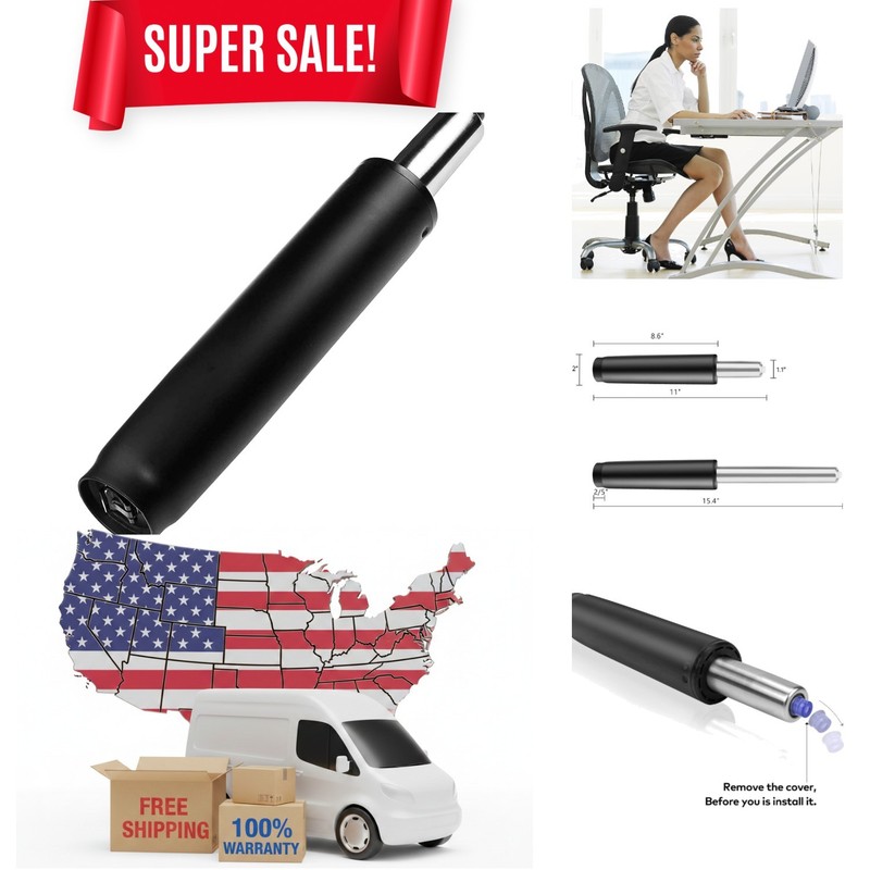 Heavy Duty Gas Lift Cylinder 450 lbs – Universal Replacement for Office Chairs
