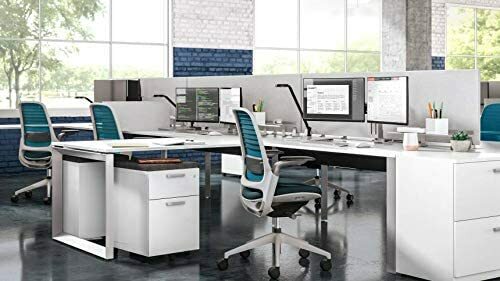 Steelcase Series 1 Office Chair Black Frame Licorice Foggy Night SoftNext Fabric gallery