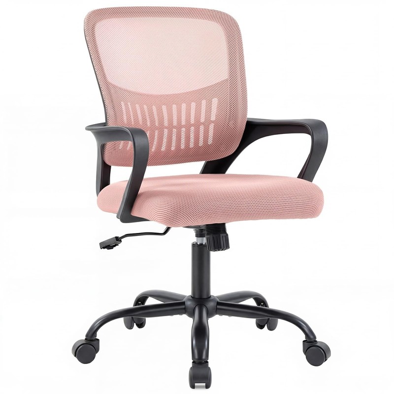 Ergonomic Mid Back Mesh Office Chair with Lumbar Support, Adjustable Height, Roc gallery
