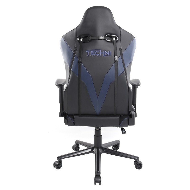 Ergonomic Gaming Chair Adjustable Headrest Lumbar Pillow Tilt Height 350LB gallery