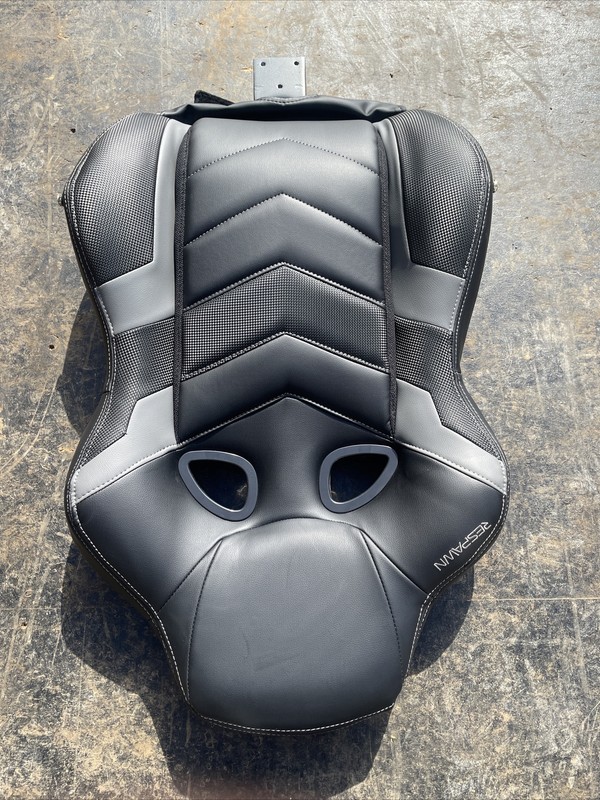 RESPAWN 110 Pro Racing Style Gaming Chair Back Support Rear Cushion Gray/Black