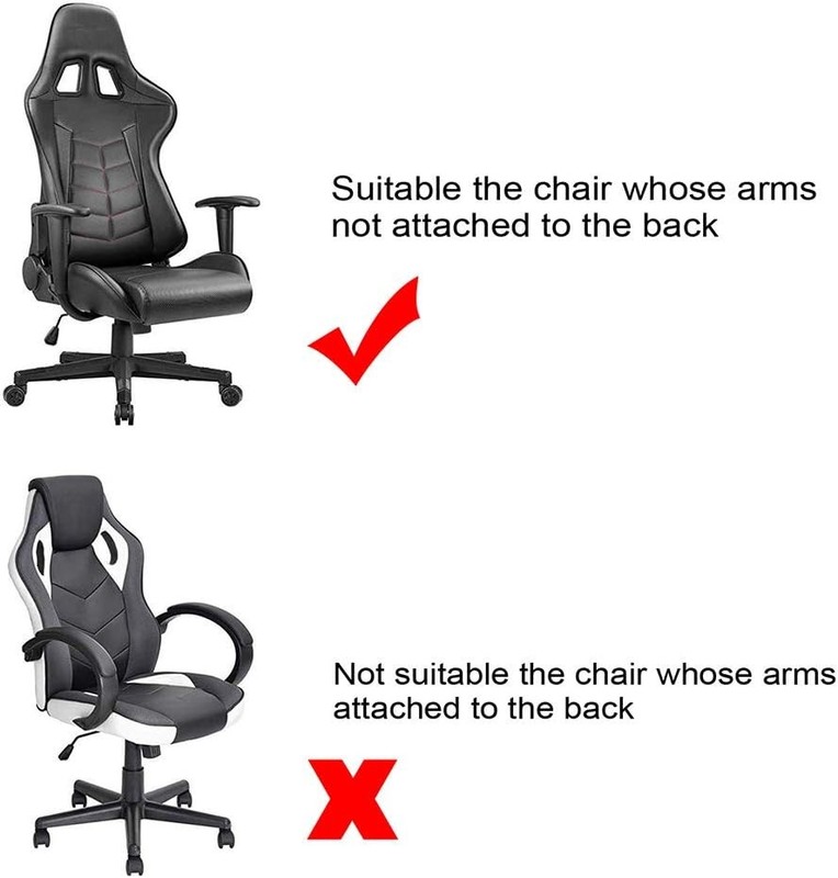 Ergonomic Office Computer Game Chair Slipcovers Stretchy Polyester Covers gallery