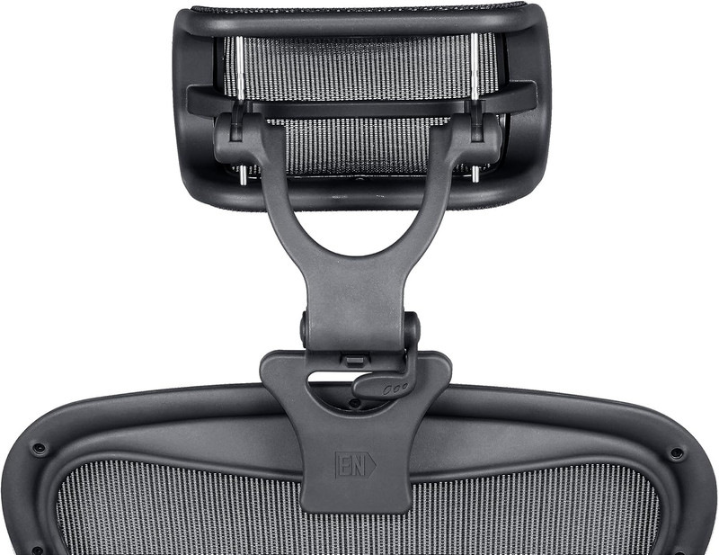 the Original Headrest for the Herman Miller Aeron Chair (H4 for Remastered, Onyx gallery