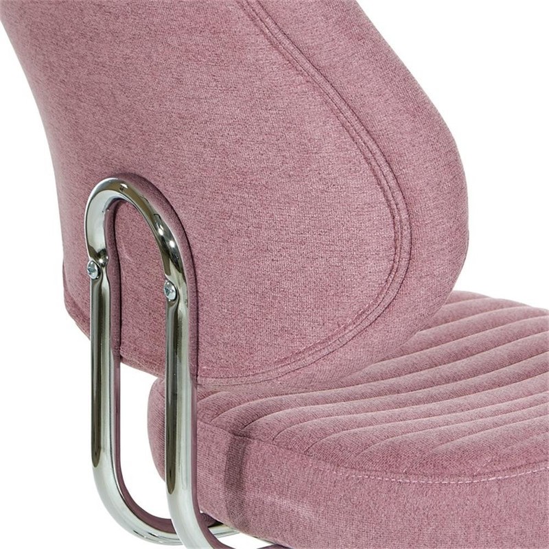 Sunnydale Office Chair in Orchid Purple Fabric with Chrome Base gallery