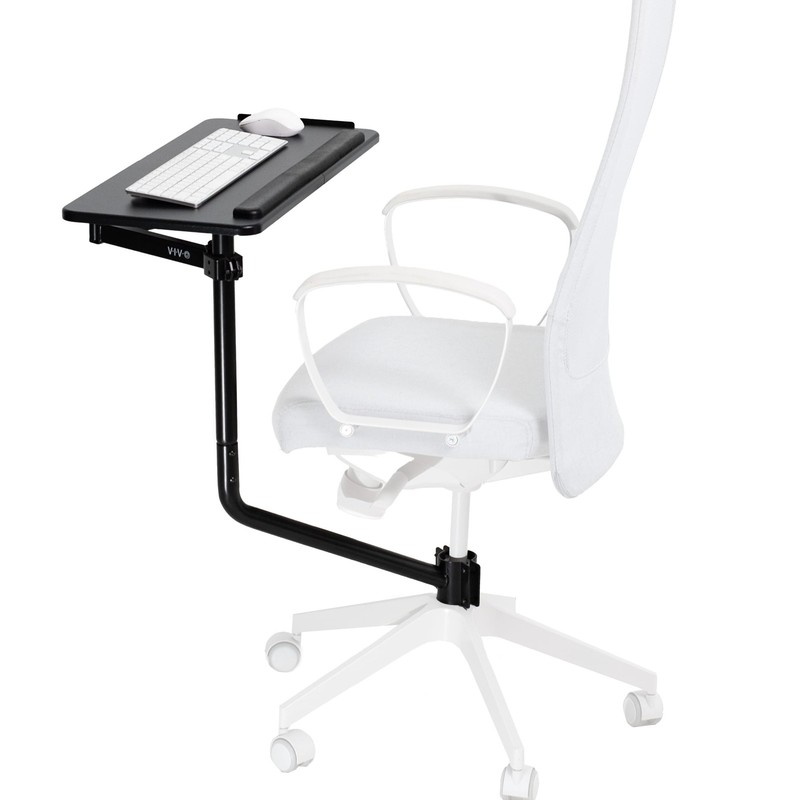 Office Chair Mounted 26 x 12 Inch Keyboard and Mouse Tray, Ergonomic Tilt, Fu…