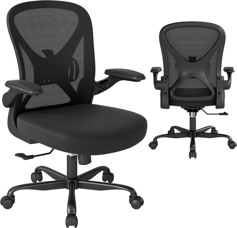 Mesh Office Chair with Adjustable Lumbar Support, Ergonomic Home Office Desk Cha gallery