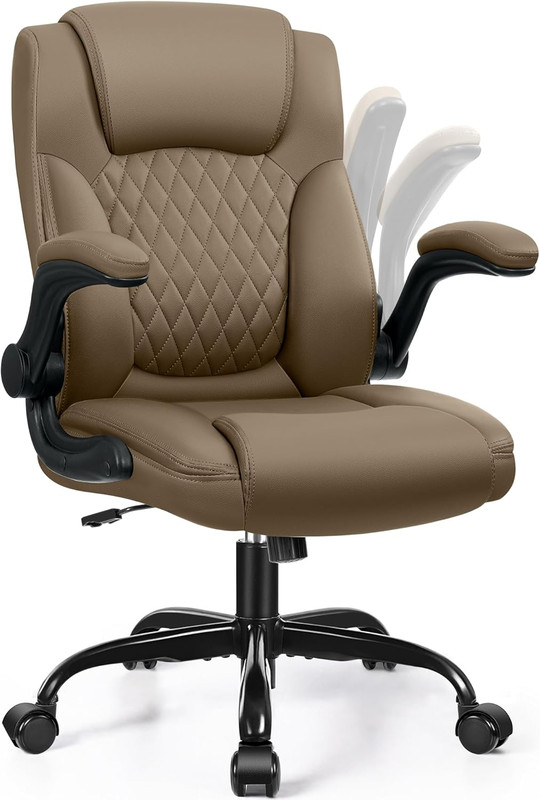 PU Leather Office Chair Ergonomic Swivel Desk Gaming Chair Wheels