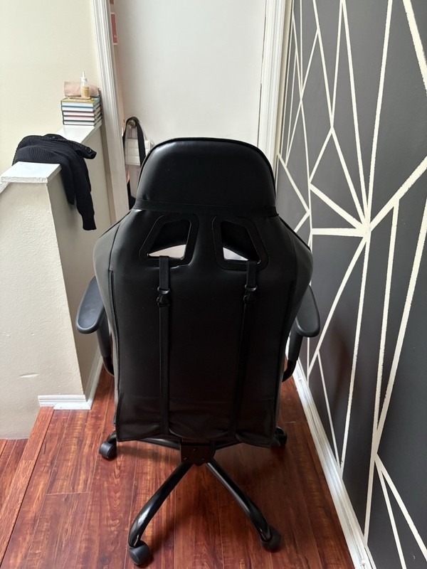 Gaming Chair with Footrest, Computer Gaming Chair for Adults and Kids, Height... gallery
