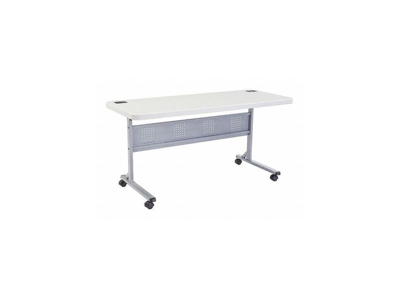 NPS BPFT2460 Flip-N-Store Training Table - Rectangular - 24 x 60 x 29.5, Speckle gallery