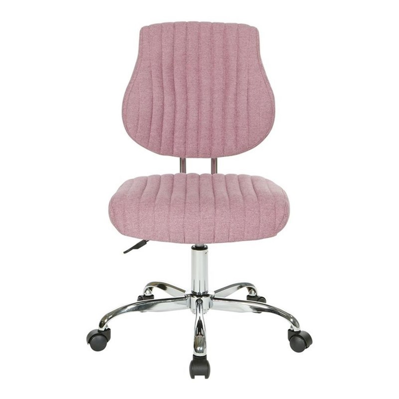 Sunnydale Office Chair in Orchid Purple Fabric with Chrome Base gallery