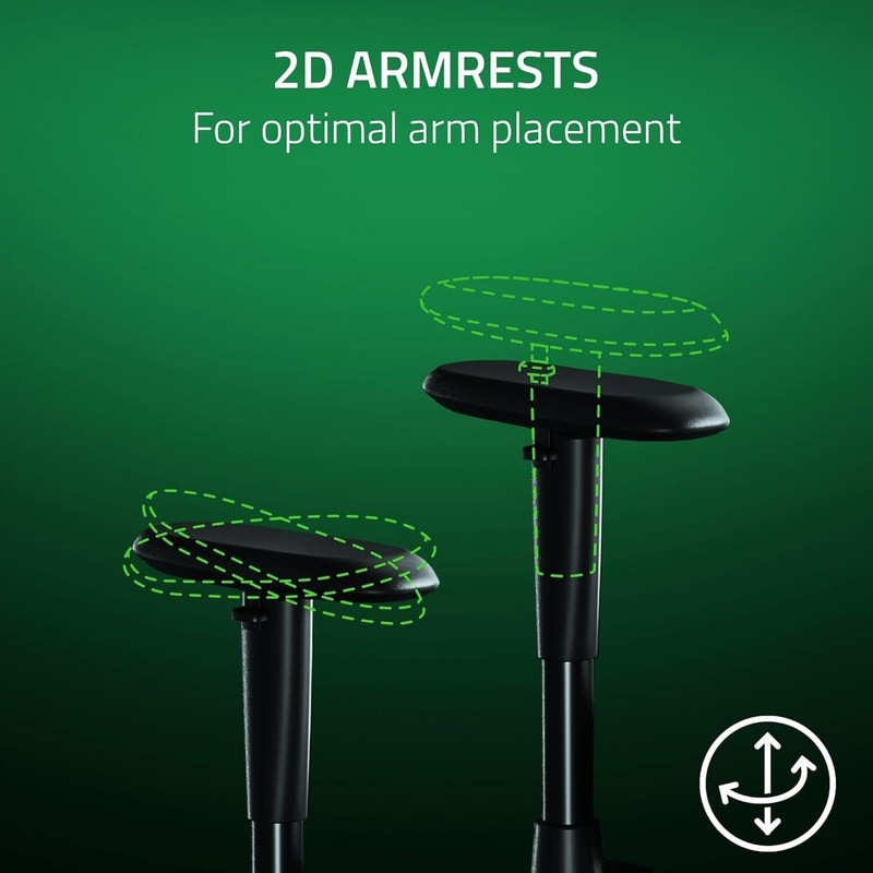 Ergonomic Gaming Chair Built-in Lumbar Support High Density Foam Cushions Adjust gallery