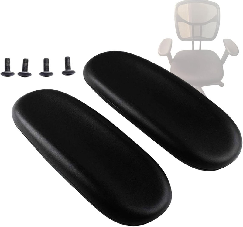 Ketofa Office Chair Armrest Replacement Pads (2 Pack) – Universal Fit 4″ Mountin
