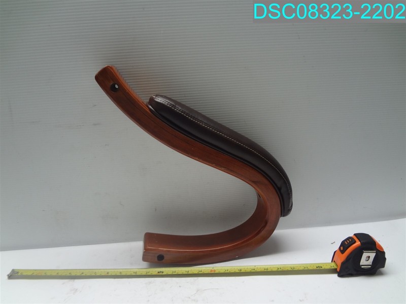 Wood Chair Arm Replacement w/ Cushion 17-7/8" X 11" X 1-1/2" 9/16" BOLT