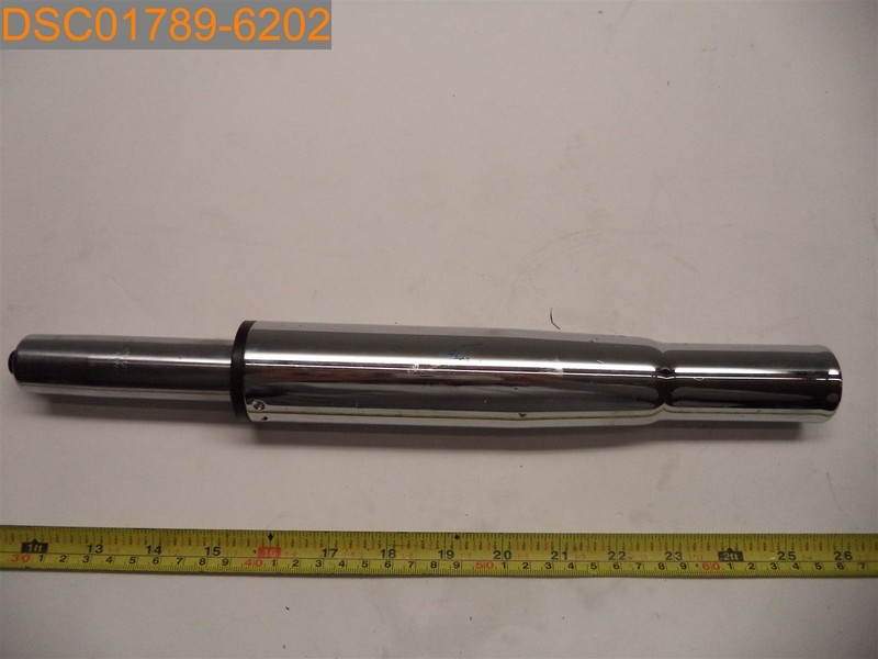 Chair Cyl Gas Lift, 10 1/4"L x1 3/4" &1 3/8" End OD. 19 1/2" Ext L - Chrome Fin.