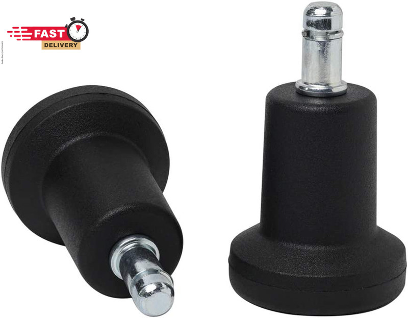 5PCS High Profile Bell Glides 2.5" Replacement Office Desk Chair or Stool Swivel gallery