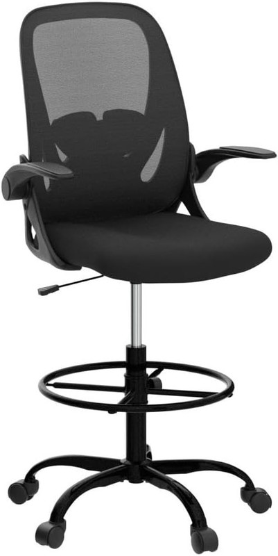 Drafting Chair Primy Adjustable Footrest Ring Black gallery