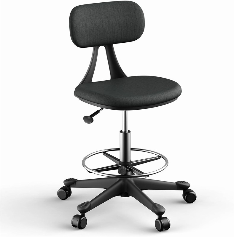 Drafting Chair Auto Lock Gravity Wheel Height Adjustable