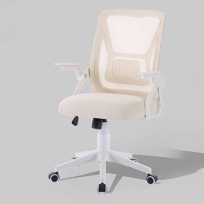Computer Office Chair Mid-back Swivel with Adjustable Arms Mesh Lumbar Support gallery