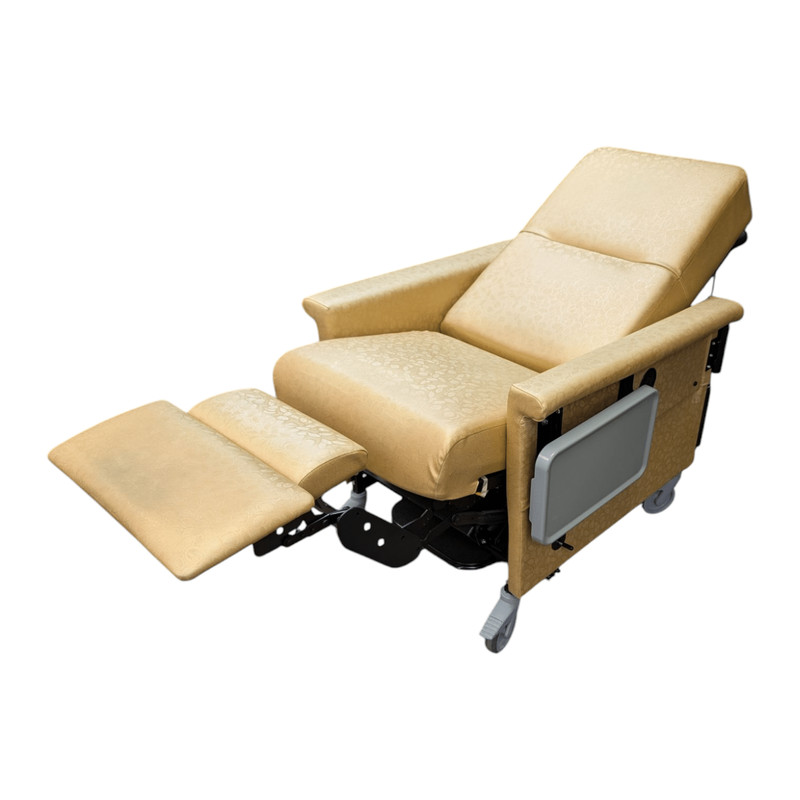 Golden Yellow Leaf Champion Infusion Transport Manual Recliner with 5in gallery