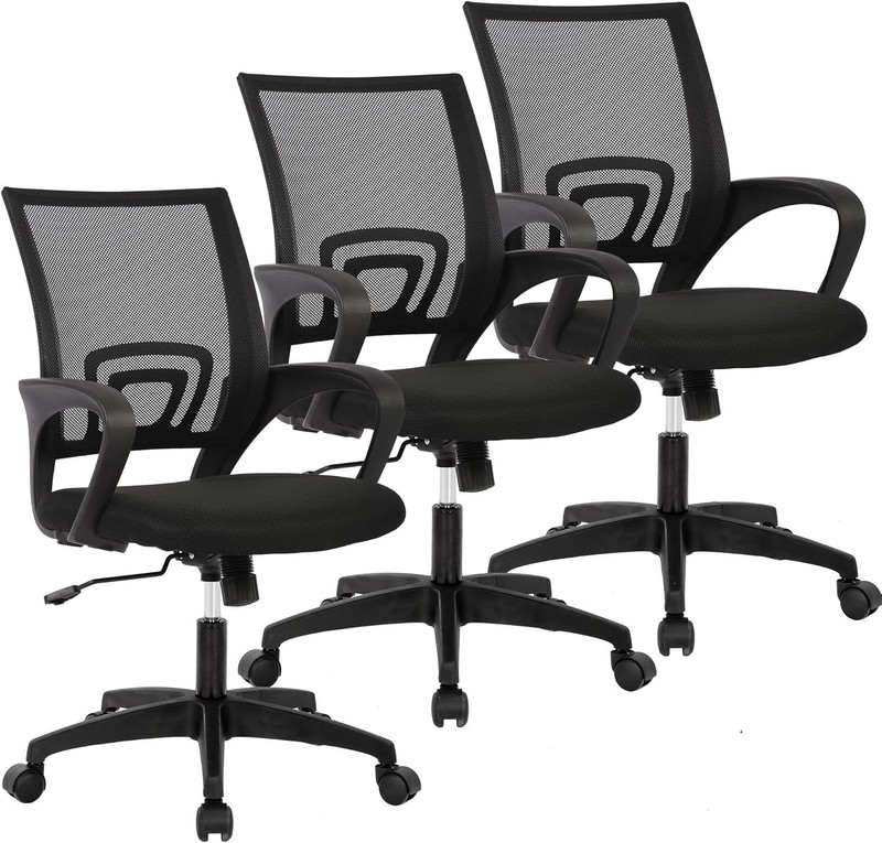 Home Office Chair Desk Computer Chair Adjustable Ergonomic Lumbar Su gallery