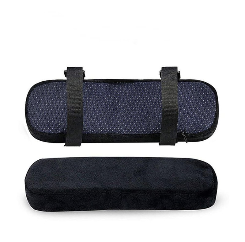 Office Chair Armrest Pads – Thick Memory Foam Arm Rest Covers with Non-Slip B…