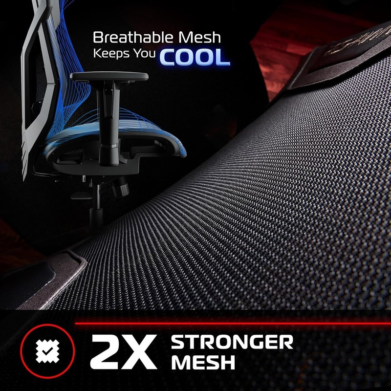 FLEXX Ergonomic Office and Gaming Chair with Lumbar Support - Breathable Mesh... gallery