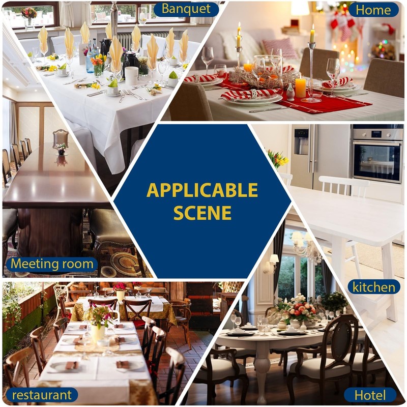 Fafua Chair Covers, Stretch Kitchen Covers/Dining Room .Peacock Blue gallery