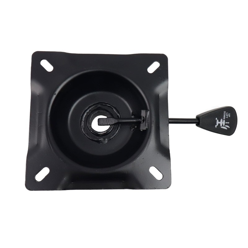 Black Office Chair Tilt Base Control Lift Mechanism 5.3×5.3 Inch Mounting Hole