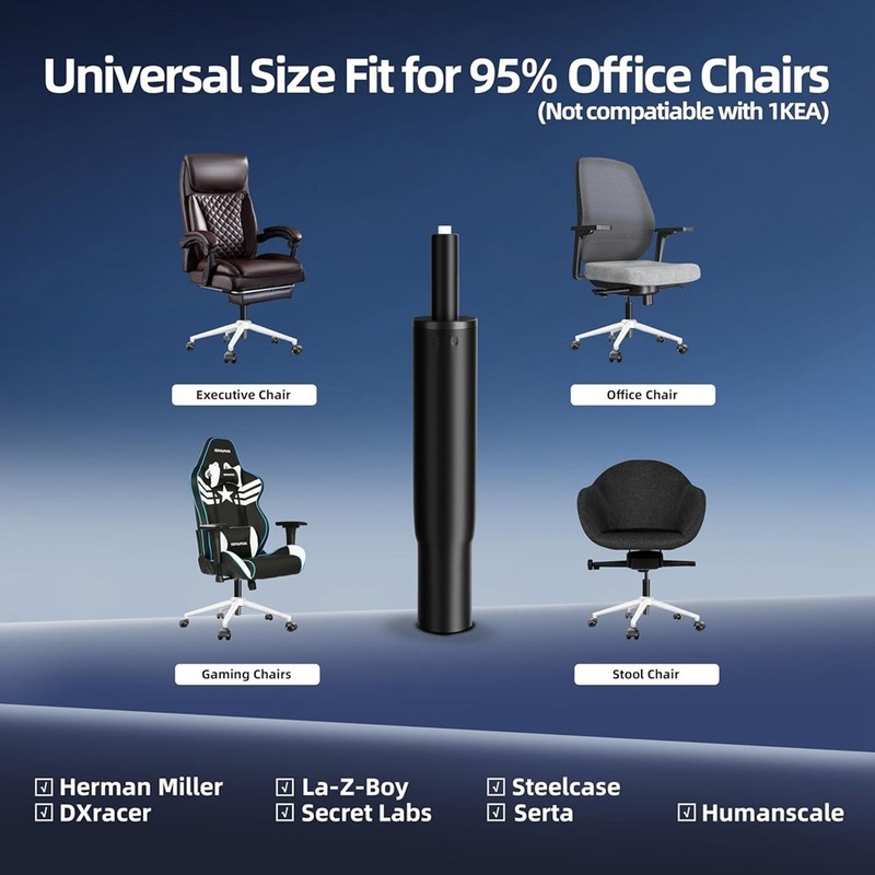 7 Inches to 11 Inches Short Chair Cylinder Replacement, 4" Stroke,3157 gallery