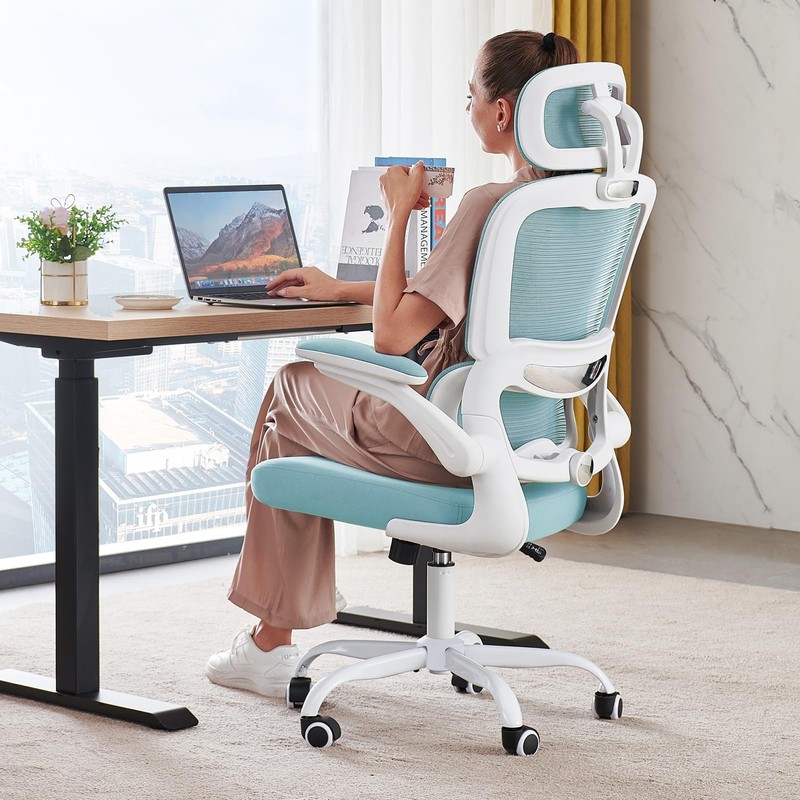 Office Chair Ergonomic Desk Chair, 330 LBS Home Mesh Office Desk Chairs with …