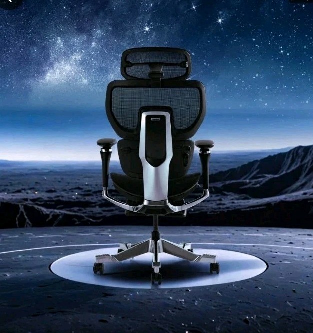 FlexiSpot Premium Ergonomic Office Chair (C7) – Black, 2025, Foam, With Footrest